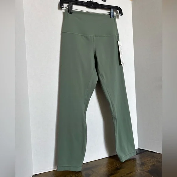 Lululemon Align HR Crop Pant 23” Size 6 Grey Eucalyptus NWT